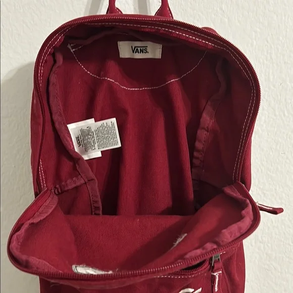 Vans Red Mini Backpack - Picture 4 of 4